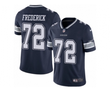 Men's Nike Dallas Cowboys #72 Travis Frederick Vapor Untouchable Limited Navy Blue Team Color NFL Jersey