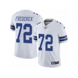 Men's Nike Dallas Cowboys #72 Travis Frederick Vapor Untouchable Limited White NFL Jersey