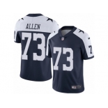 Men's Nike Dallas Cowboys #73 Larry Allen Vapor Untouchable Limited Navy Blue Throwback Alternate NFL Jersey