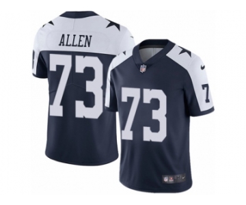 Men's Nike Dallas Cowboys #73 Larry Allen Vapor Untouchable Limited Navy Blue Throwback Alternate NFL Jersey