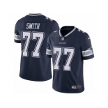 Men's Nike Dallas Cowboys #77 Tyron Smith Vapor Untouchable Limited Navy Blue Team Color NFL Jersey