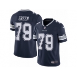 Men's Nike Dallas Cowboys #79 Chaz Green Vapor Untouchable Limited Navy Blue Team Color NFL Jersey