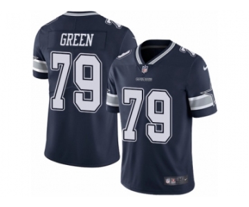 Men's Nike Dallas Cowboys #79 Chaz Green Vapor Untouchable Limited Navy Blue Team Color NFL Jersey