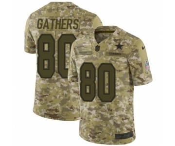 Men's Nike Dallas Cowboys #80 Rico Gathers Limited Camo 2018 Salute to Service NFL Jersey