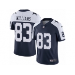 Men's Nike Dallas Cowboys #83 Terrance Williams Vapor Untouchable Limited Navy Blue Throwback Alternate NFL Jersey