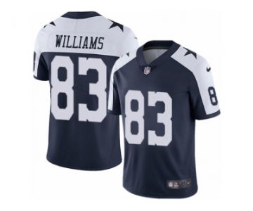 Men's Nike Dallas Cowboys #83 Terrance Williams Vapor Untouchable Limited Navy Blue Throwback Alternate NFL Jersey