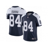 Men's Nike Dallas Cowboys #84 James Hanna Vapor Untouchable Limited Navy Blue Throwback Alternate NFL Jersey