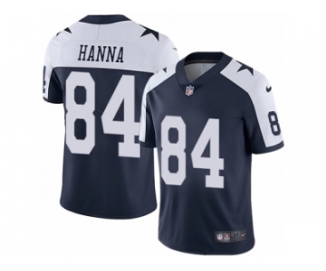 Men's Nike Dallas Cowboys #84 James Hanna Vapor Untouchable Limited Navy Blue Throwback Alternate NFL Jersey