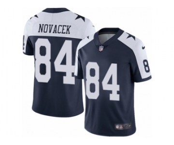 Men's Nike Dallas Cowboys #84 Jay Novacek Vapor Untouchable Limited Navy Blue Throwback Alternate NFL Jersey