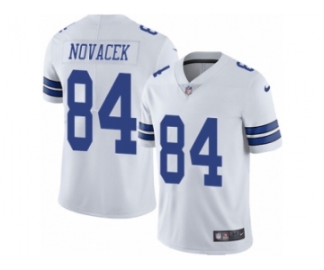 Men's Nike Dallas Cowboys #84 Jay Novacek Vapor Untouchable Limited White NFL Jersey