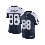 Men's Nike Dallas Cowboys #88 Dez Bryant Vapor Untouchable Limited Navy Blue Throwback Alternate NFL Jersey