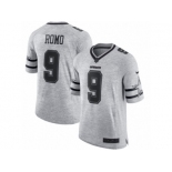 Men's Nike Dallas Cowboys #9 Tony Romo Limited Gray Gridiron II NFL Jersey