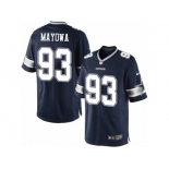 Men's Nike Dallas Cowboys #93 Benson Mayowa Limited Navy Blue Team Color NFL Jersey