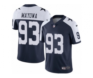 Men's Nike Dallas Cowboys #93 Benson Mayowa Vapor Untouchable Limited Navy Blue Throwback Alternate NFL Jersey