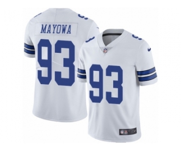 Men's Nike Dallas Cowboys #93 Benson Mayowa Vapor Untouchable Limited White NFL Jersey