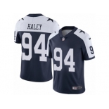 Men's Nike Dallas Cowboys #94 Charles Haley Vapor Untouchable Limited Navy Blue Throwback Alternate NFL Jersey