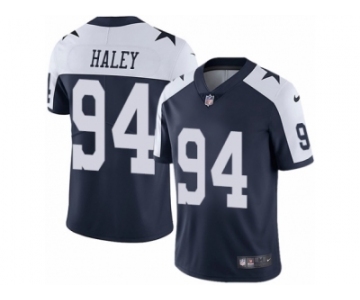 Men's Nike Dallas Cowboys #94 Charles Haley Vapor Untouchable Limited Navy Blue Throwback Alternate NFL Jersey