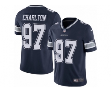 Men's Nike Dallas Cowboys #97 Taco Charlton Vapor Untouchable Limited Navy Blue Team Color NFL Jersey