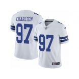 Men's Nike Dallas Cowboys #97 Taco Charlton Vapor Untouchable Limited White NFL Jersey