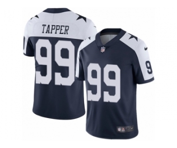 Men's Nike Dallas Cowboys #99 Charles Tapper Vapor Untouchable Limited Navy Blue Throwback Alternate NFL Jersey