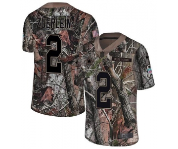 Nike Cowboys #2 Greg Zuerlein Camo Men's Stitched NFL Limited Rush Realtree Jersey