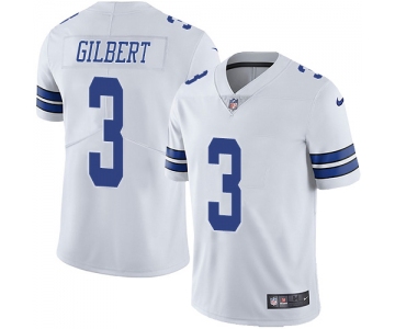 Nike Cowboys #3 Garrett Gilbert White Men's Stitched NFL Vapor Untouchable Limited Jersey