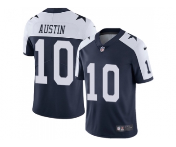 Nike Dallas Cowboys #10 Tavon Austin Navy Blue Thanksgiving Men Stitched NFL Vapor Untouchable Limited Throwback Jersey