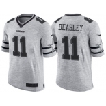 Nike Dallas Cowboys #11 Cole Beasley 2016 Gridiron Gray II Men's NFL Limited Jersey