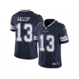 Nike Dallas Cowboys #13 Michael Gallup Navy Blue Team Color Men Stitched NFL Vapor Untouchable Limited Jersey