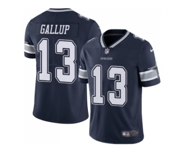 Nike Dallas Cowboys #13 Michael Gallup Navy Blue Team Color Men Stitched NFL Vapor Untouchable Limited Jersey