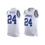 Nike Dallas Cowboys #24 Chidobe Awuzie White Men Stitched NFL Limited Tank Top Jersey