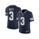 Nike Dallas Cowboys #3 Mike White Navy Blue Team Color Men Stitched NFL Vapor Untouchable Limited Jersey