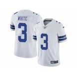 Nike Dallas Cowboys #3 Mike White White Men Stitched NFL Vapor Untouchable Limited Jersey