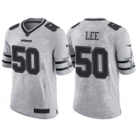 Nike Dallas Cowboys #50 Sean Lee 2016 Gridiron Gray II Men's NFL Limited Jersey