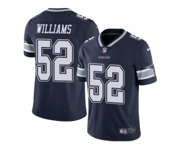 Nike Dallas Cowboys #52 Connor Williams Navy Blue Team Color Men Stitched NFL Vapor Untouchable Limited Jersey