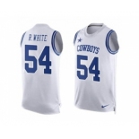 Nike Dallas Cowboys #54 Randy White White Men's Stitched NFL Limited Tank Top Jersey