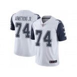 Nike Dallas Cowboys #74 Dorance Armstrong Jr. White Men Stitched NFL Limited Rush Jersey