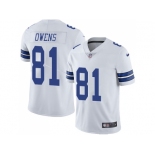 Nike Dallas Cowboys #81 Terrell Owens White Men Stitched NFL Vapor Untouchable Limited Jersey