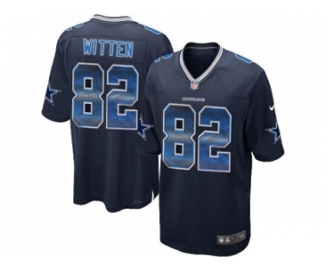 Nike Dallas Cowboys #82 Jason Witten Navy Blue Team Color Men's Stitched NFL Limited Strobe Jersey