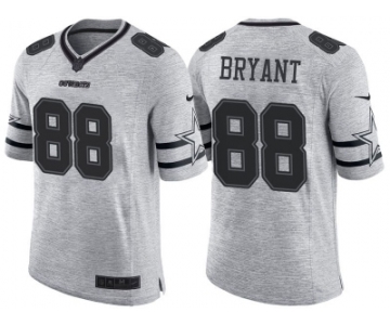 Nike Dallas Cowboys #88 Dez Bryant 2016 Gridiron Gray II Men's NFL Limited Jersey