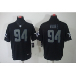 nike nfl dallas cowboys #94 demarcus ware black jerseys(impact limited)