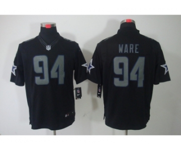 nike nfl dallas cowboys #94 demarcus ware black jerseys(impact limited)