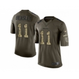 nike nfl jerseys dallas cowboys #11 beasley army green[nike Limited Salute To Service][beasley]