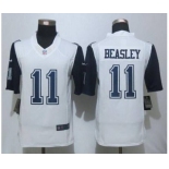 nike nfl jerseys dallas cowboys #11 beasley white[Limited throwback][beasley]