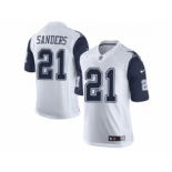 nike nfl jerseys dallas cowboys #21 deion sanders white[Limited throwback][sanders]