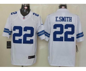 nike nfl jerseys dallas cowboys #22 e.smitth white[nike limited]