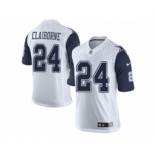 nike nfl jerseys dallas cowboys #24 morris claiborne white[Limited throwback]