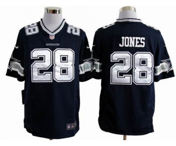 nike nfl jerseys dallas cowboys #28 felix jones blue[nike limited]