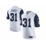 nike nfl jerseys dallas cowboys #31 jones white[Limited throwback]