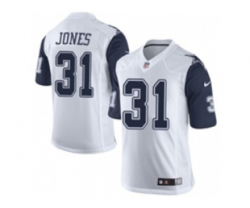 nike nfl jerseys dallas cowboys #31 jones white[Limited throwback]